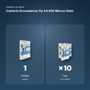 CUBIERTA ENCUADERNAR PP A4 800 MICRAS HIELO - formato de venta: caja de 10