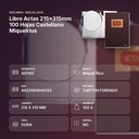 LIBRO ACTAS 215X315MM 100 HOJAS CASTELLANO MIQUELRIUS - resumen de atributos