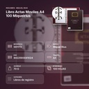 LIBRO ACTAS MOVILES A4 100 MIQUELRIUS - resumen de atributos