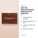 LIBRO DE SUBCONTRATACIÓN MIQUELRIUS A4 APAISADO - características principales