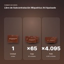 LIBRO DE SUBCONTRATACIÓN MIQUELRIUS A4 APAISADO - formato de venta: caja de 65, palé de 4095