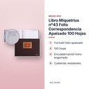 LIBRO MIQUELRIUS Nº43 FOLIO CORRESPONDENCIA APAISADO 100 HOJAS  - características principales