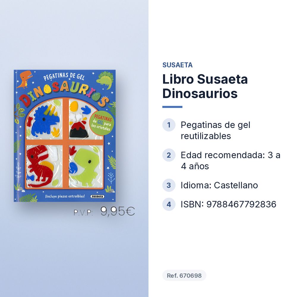 LIBRO SUSAETA DINOSAURIOS - características principales