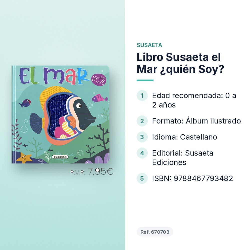 LIBRO SUSAETA EL MAR ¿QUIÉN SOY? - características principales
