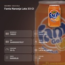 FANTA NARANJA LATA 33 CL - resumen de atributos