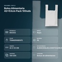 BOLSA ALIMENTARIA 42×53CM PACK 100UDS - resumen de atributos