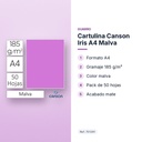 CARTULINA CANSON IRIS A4 MALVA - características principales