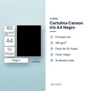 CARTULINA CANSON IRIS A4 NEGRO - características principales