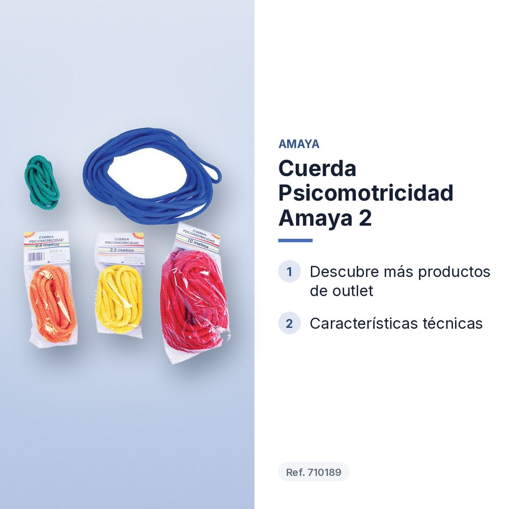 CUERDA PSICOMOTRICIDAD AMAYA 2 - características principales