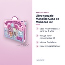 LIBRO+PUZZLE MANOLITO CASA DE MUÑECAS 3D - características principales
