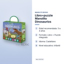 LIBRO+PUZZLE MANOLITO DINOSAURIOS  - características principales