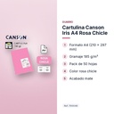 CARTULINA CANSON IRIS A4 ROSA CHICLE - características principales