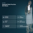 DELANTAL PETO PVC/RIZO 65*85CM  - resumen de atributos