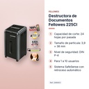DESTRUCTORA DE DOCUMENTOS FELLOWES 225CI  - características principales