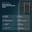 DESTRUCTORA DE DOCUMENTOS FELLOWES 325CI  - resumen de atributos