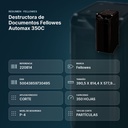 DESTRUCTORA DE DOCUMENTOS FELLOWES AUTOMAX 350C  - resumen de atributos