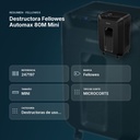 DESTRUCTORA FELLOWES AUTOMAX 80M MINI - resumen de atributos