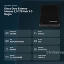 DISCO DURO EXTERNO INTENSO 2,5 1TB USB 3.0 NEGRO - resumen de atributos