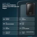 DISCO DURO EXTERNO INTENSO 3,5 4TB USB 3.0 NEGRO - resumen de atributos