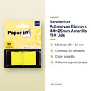 BANDERITAS ADHESIVAS BISMARK 44X25MM AMARILLO /50 UDS - características principales