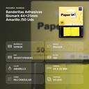 BANDERITAS ADHESIVAS BISMARK 44X25MM AMARILLO /50 UDS - resumen de atributos