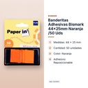 BANDERITAS ADHESIVAS BISMARK 44X25MM NARANJA /50 UDS - características principales