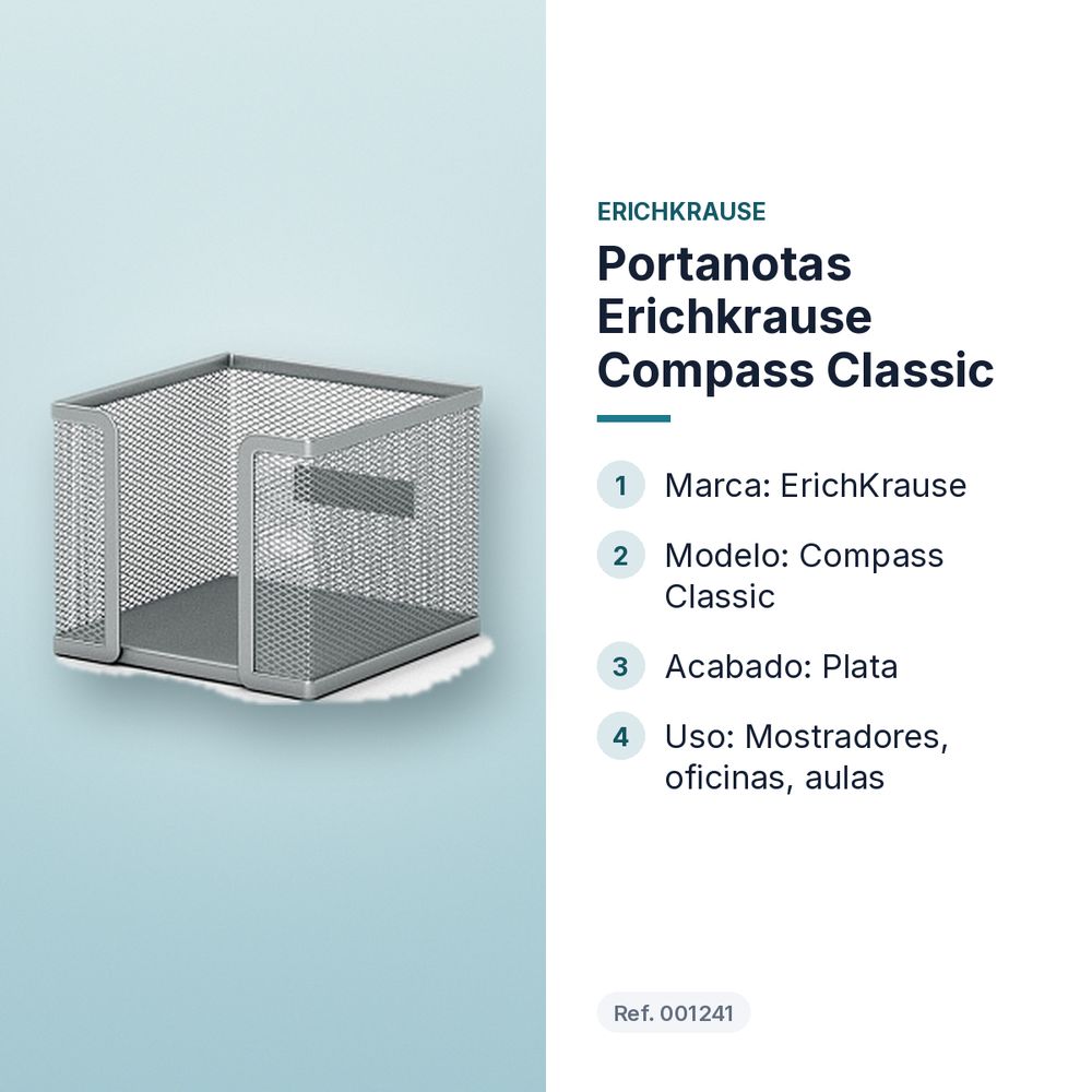 PORTANOTAS ERICHKRAUSE COMPASS CLASSIC - características principales
