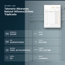 TALONARIO ALBARANES NATURAL 145MMX207MM TRIPLICADO  - resumen de atributos