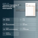 TALONARIO CAMAREROS 8º NATURAL DUPLICADO AUTOCOPIANTE - resumen de atributos