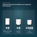 TALONARIO CAMAREROS DE BOLSILLO LOAN DUPLICADO AUTOCOPIANTE - formato de venta: paquete de 5, caja de 120