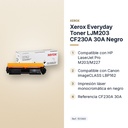 XEROX EVERYDAY TONER LJM203 CF230A 30A NEGRO - características principales