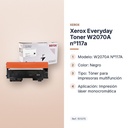 XEROX EVERYDAY TONER W2070A Nº117A - características principales