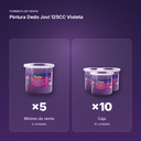 PINTURA DEDO JOVI 125CC VIOLETA - formato de venta: caja de 10