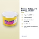 PINTURA DEDOS JOVI 500CC AMARILLO - características principales