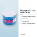PINTURA DEDOS JOVI 500CC AZUL - características principales