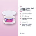 PINTURA DEDOS JOVI 500CC BLANCO - características principales