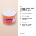 PINTURA DEDOS JOVI 500CC NARANJA - características principales