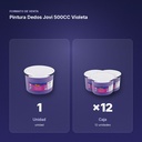 PINTURA DEDOS JOVI 500CC VIOLETA - formato de venta: caja de 12