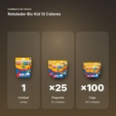 ROTULADOR BIC KID 12 COLORES - formato de venta: paquete de 25, caja de 100