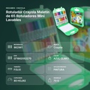 ROTULADOR CRAYOLA MALETÍN DE 65 ROTULADORES MINI LAVABLES - resumen de atributos