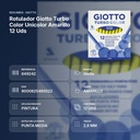ROTULADOR GIOTTO TURBO COLOR UNICOLOR AMARILLO 12 UDS  - resumen de atributos