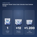 ROTULADOR GIOTTO TURBO COLOR UNICOLOR AZUL CELESTE 12 UDS  - formato de venta: paquete de 12, caja de 1200