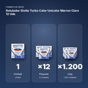 ROTULADOR GIOTTO TURBO COLOR UNICOLOR MARRON CLARO 12 UDS  - formato de venta: paquete de 12, caja de 1200