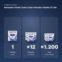 ROTULADOR GIOTTO TURBO COLOR UNICOLOR VIOLETA 12 UDS  - formato de venta: paquete de 12, caja de 1200