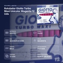 ROTULADOR GIOTTO TURBO MAXI UNICOLOR MAGENTA 12 UDS - resumen de atributos