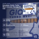 ROTULADOR GIOTTO TURBO MAXI UNICOLOR NARANJA 12 UDS - resumen de atributos