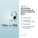 AURICULARES MONOAURALES RJ EALINK YHS34 LITE MONO - características principales