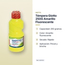 TÉMPERA GIOTTO 250G AMARILLO FLUORESCENTE  - características principales
