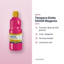 TÉMPERA GIOTTO 500GR MAGENTA - características principales