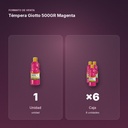 TÉMPERA GIOTTO 500GR MAGENTA - formato de venta: caja de 6